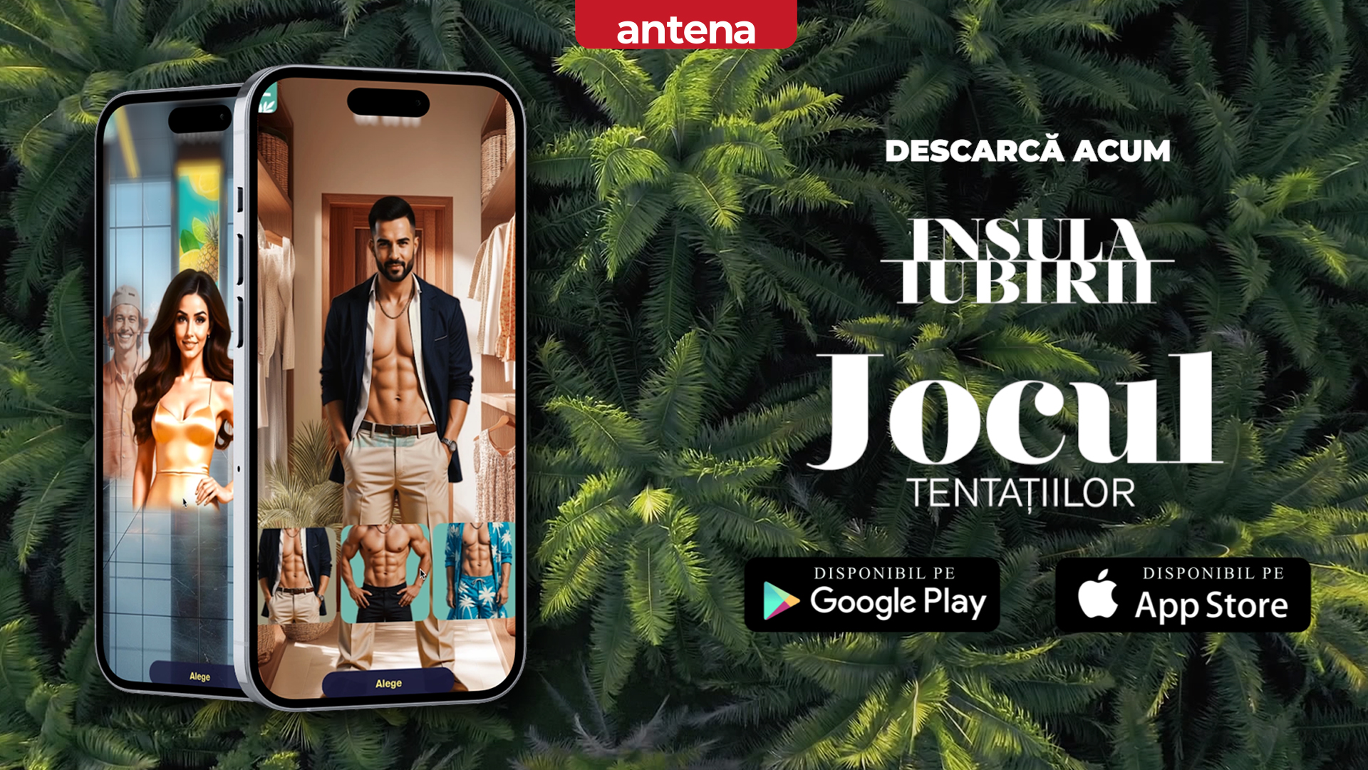 Antena 1 announces the launch of the first game inspired by the famous reality show: Temptation Island – The Game of Temptations. The app is available for both Android and iOS users. Antena 1 announces the launch of the first game inspired by the famous reality show: Temptation Island – The Game of Temptations. The app is available for both Android and iOS users.